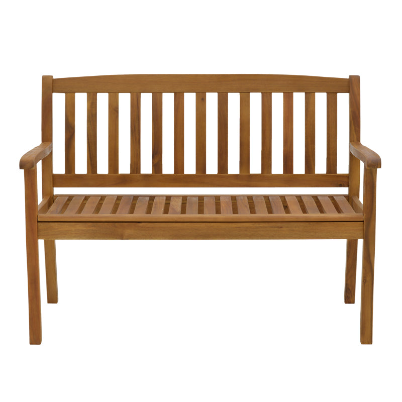 Banca cu 2 locuri Jerdu lemn Natural de salcâm, 120x61x87 cm