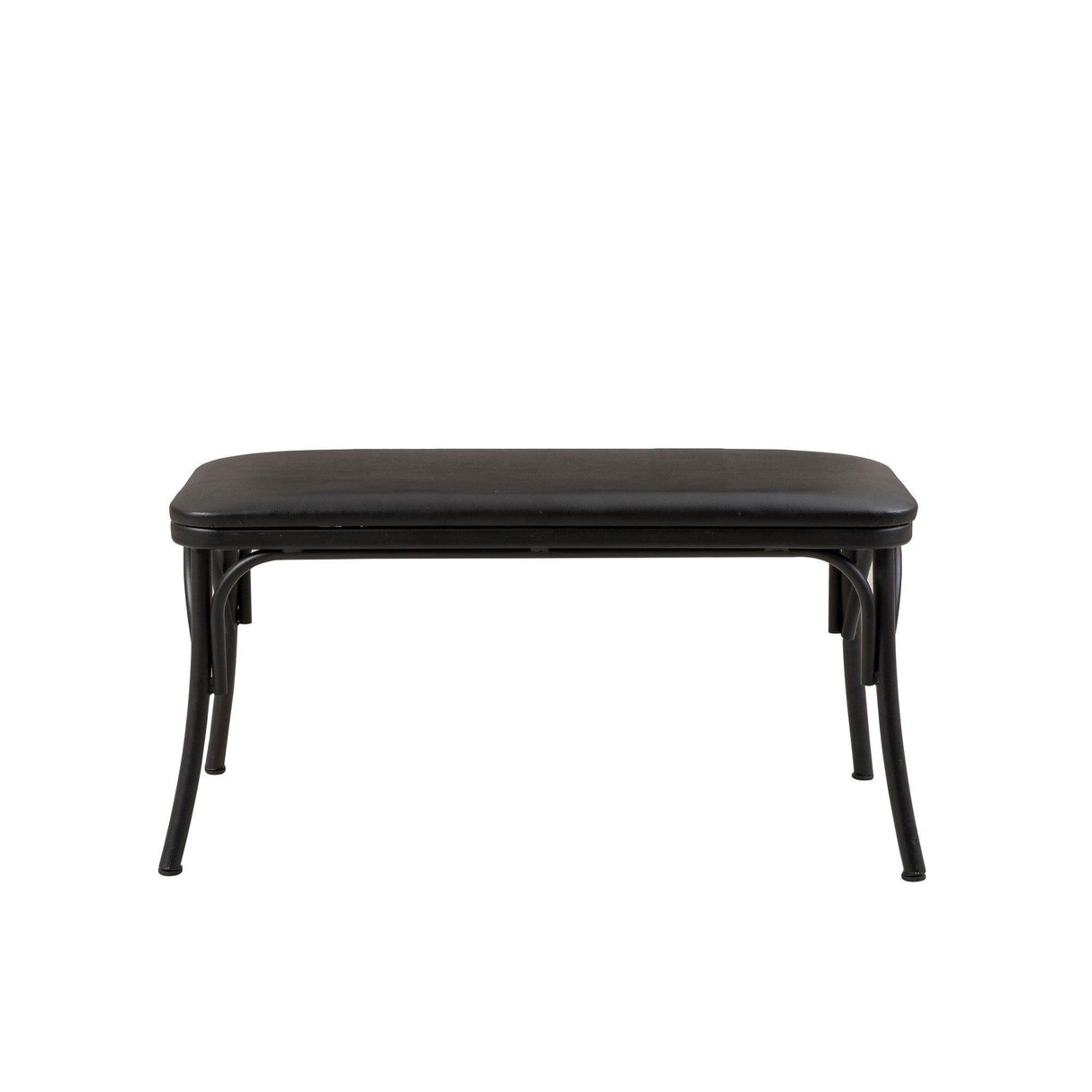 Bancă Oliver Bench 1, Negru, 49x41x100 cm