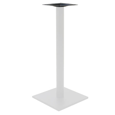 Baza masa bar functionala Staid, metal, Alb-Negru, 40x40x94 cm