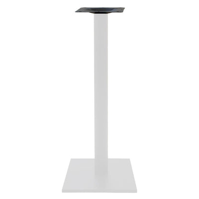 Baza masa bar functionala Staid, metal, Alb-Negru, 40x40x94 cm, imagine suplimentara