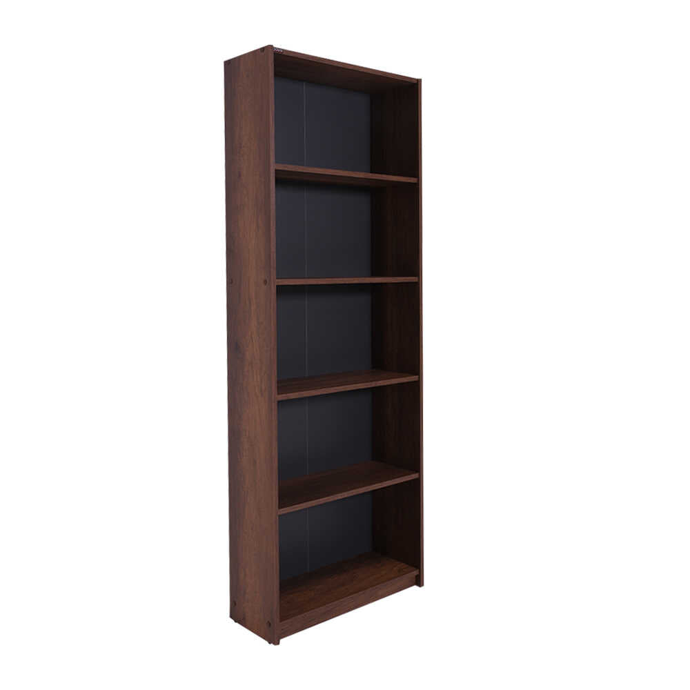 Biblioteca Adore Modern, 5 rafturi, 64x182x26 cm - Nuc