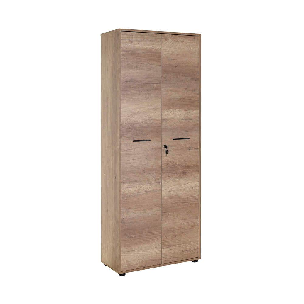 Biblioteca Adore New York Office, 2 usi cu cheie, 5 rafturi mobile, 72 x 187 x 34 cm