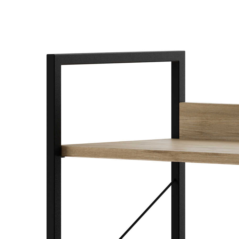 Biblioteca Adore Profile cu 4 rafturi, Stejar, 73x136x35 cm