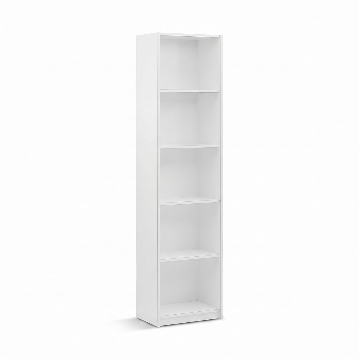 Biblioteca Adore Vargas, 5 Rafturi, Alb, 43x182x26 cm - Alb