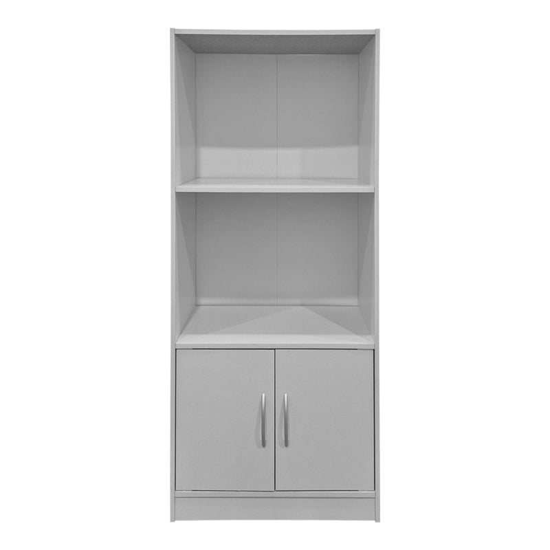 Bibliotecă cu rafturi multiple Tekaro, Modernă, Lemn, antracit, 60x30x120 cm - WHITE