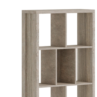 Biblioteca Dividre, stejar Sonoma, 80x30x181 cm, detaliu produs