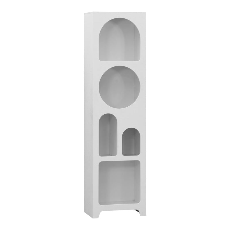 Bibliotecă Emersi, Alb, 48x35x180 cm