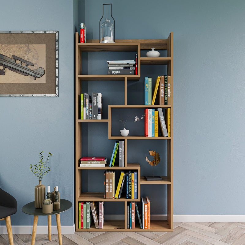 Biblioteca Kuttap, Pin, 90x182x22 cm