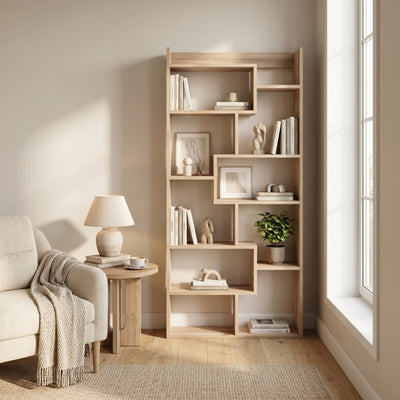 Biblioteca Kuttap, Pin, 90x182x22 cm