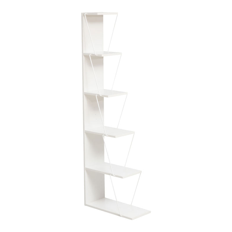Biblioteca mini Tars, 50x22x150 cm - Alb