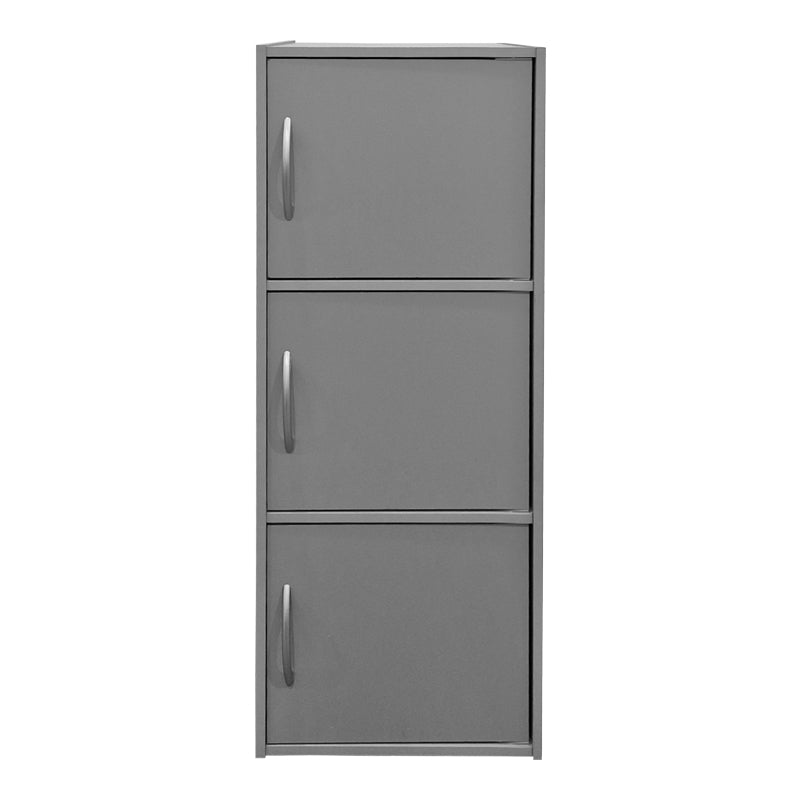 Bibliotecă Soline column cabinet light gri, Light Grey, 40x35x91 cm - LIGHT GREY