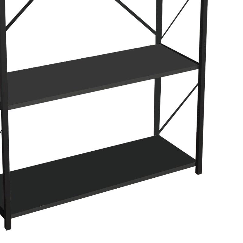 Biblioteca Tikilmo, Stejar - Antracit, 88x34x180 cm - Antracit
