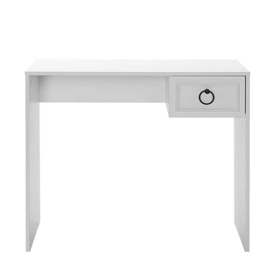 Birou Adore Hampton, cu sertar, Alb, 90x75x51 cm, detaliu produs