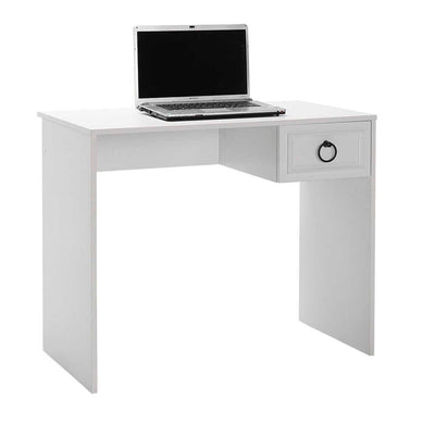 Birou Adore Hampton, cu sertar, Alb, 90x75x51 cm, perspectiva suplimentara