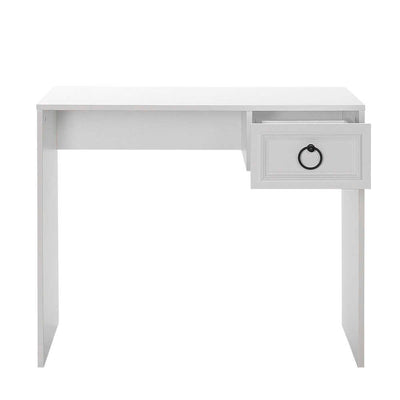 Birou Adore Hampton, cu sertar, Alb, 90x75x51 cm, foto produs
