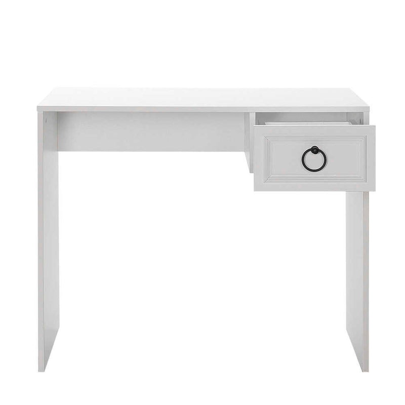 Birou Adore Hampton, cu sertar, Alb, 90x75x51 cm, foto produs