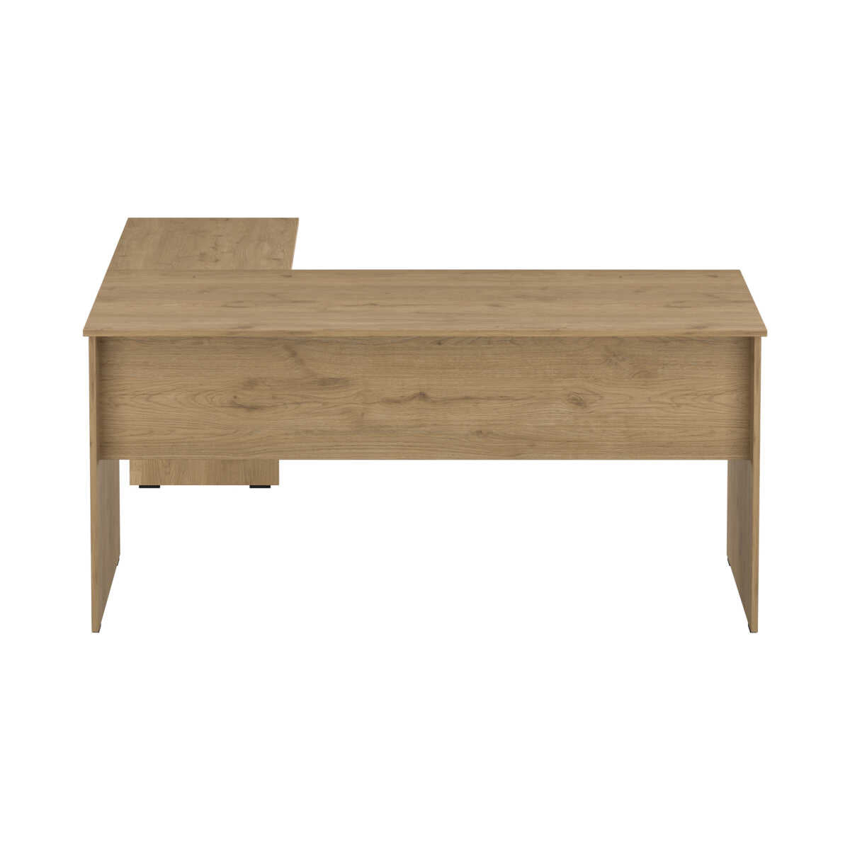 Birou Adore L Rio Office, Interschimbabil, Masa de colt, 160x75x144 cm - Natur