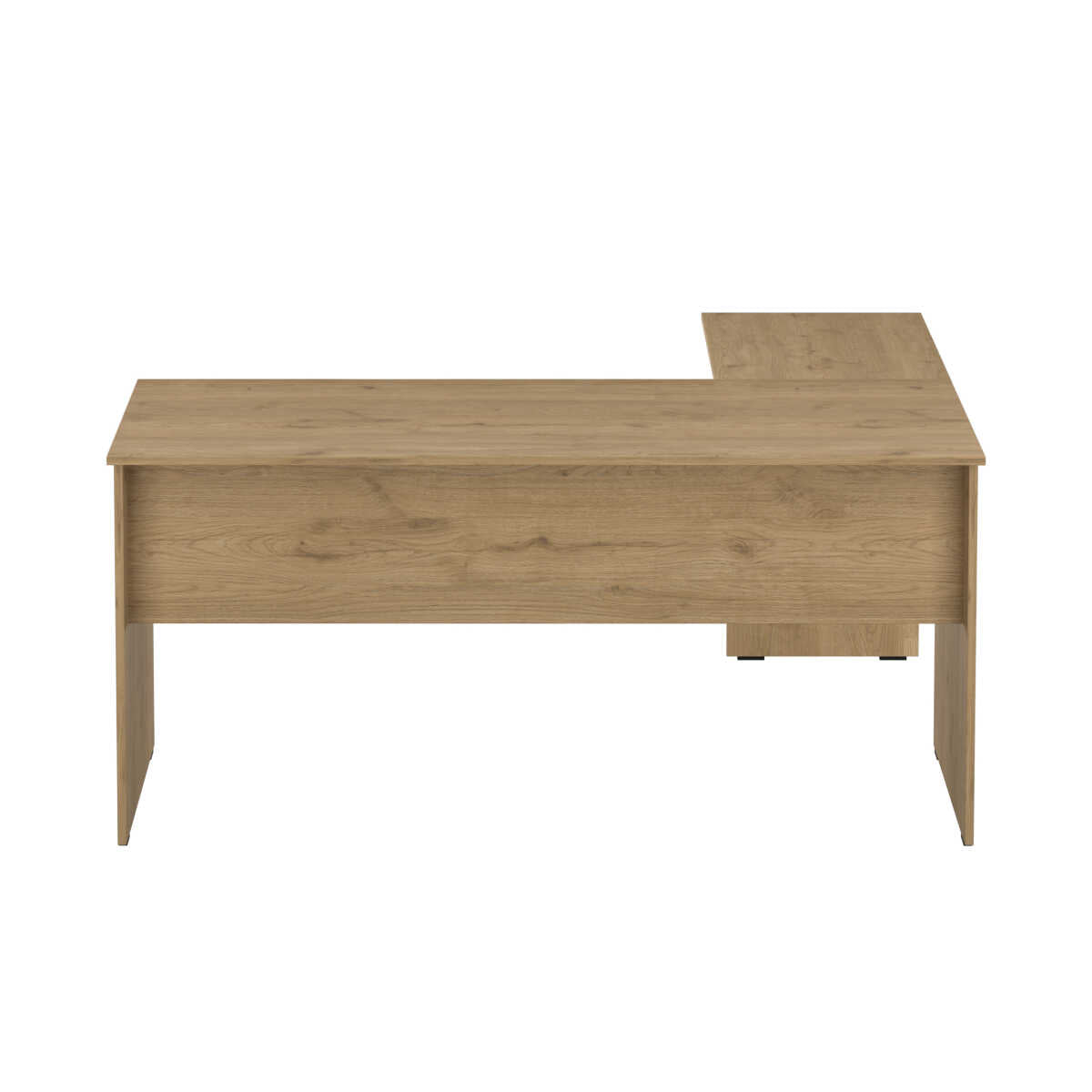 Birou Adore L Rio Office, Interschimbabil, Masa de colt, 160x75x144 cm - Natur