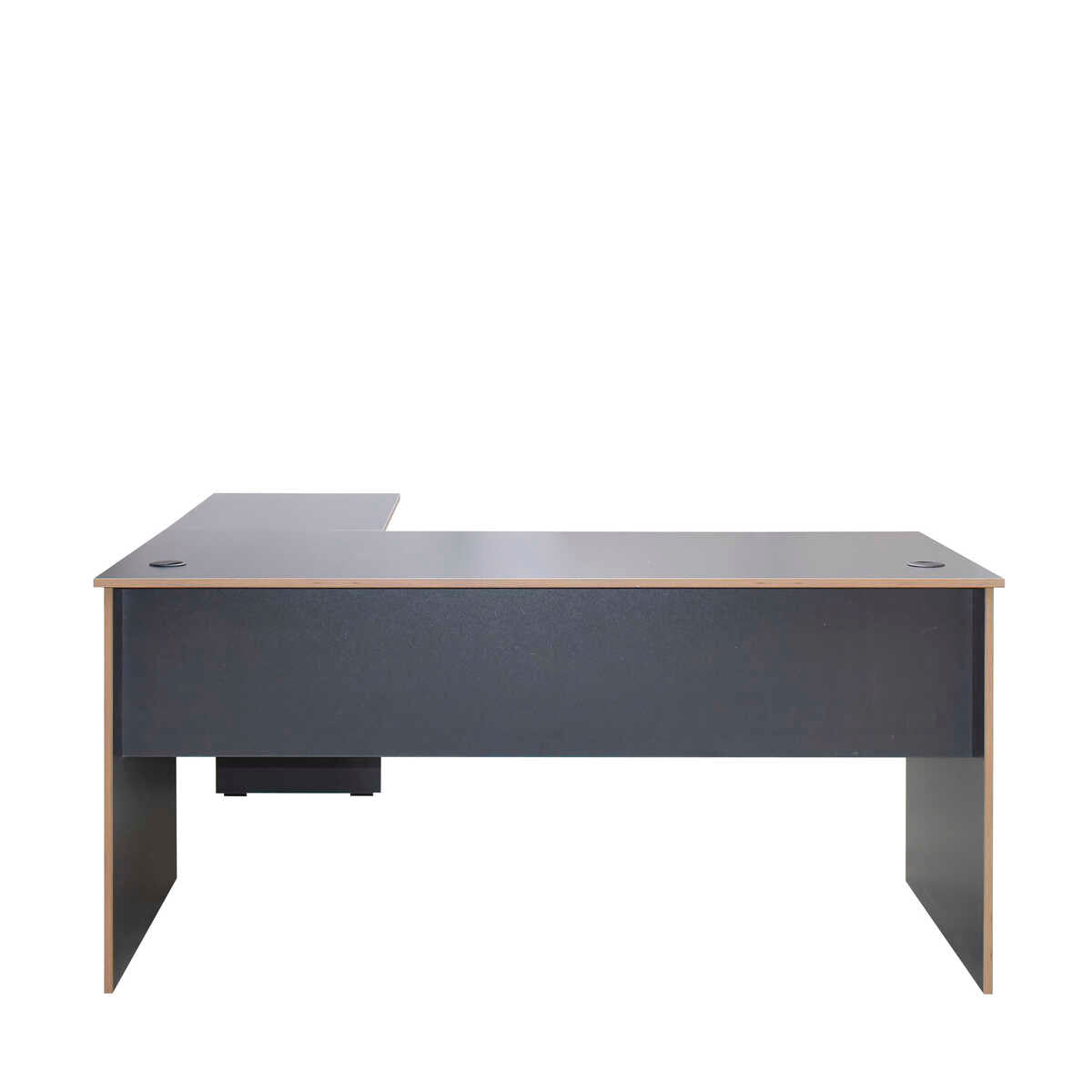 Birou Adore L Rio Office, Interschimbabil, Masa de colt, 160x75x144 cm - Antracit