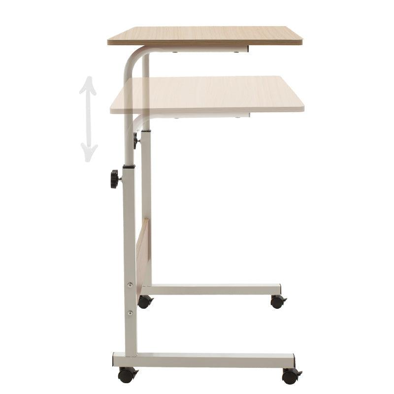 Birou ajustabil, model Piper, Natural - Stejar, 60x69-90x40 cm - Natural