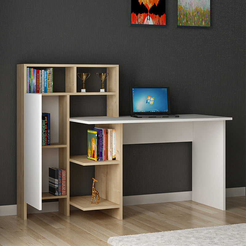 Birou Ardezie, Alb, 20x60x112 cm
