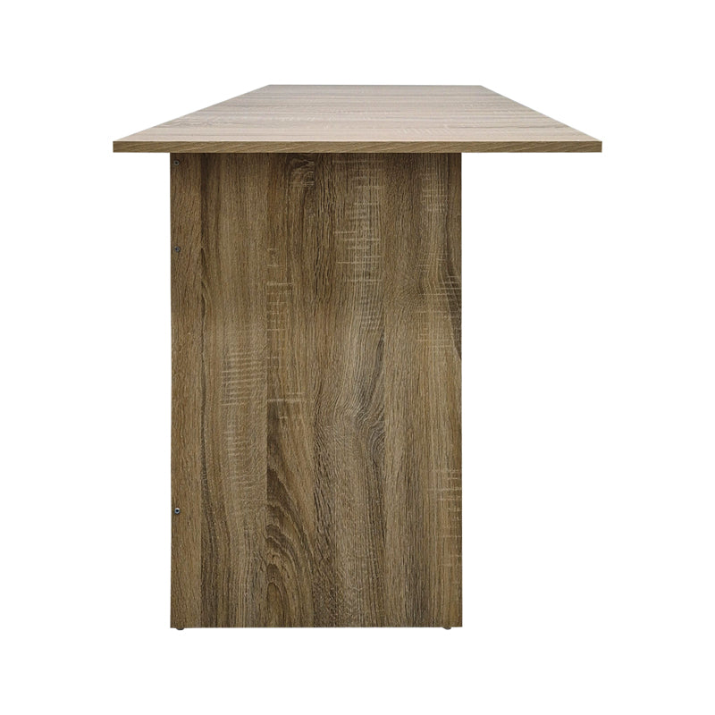 Birou de lucru Taule, cu spațiu de depozitare, 120x60x74 cm - Stejar