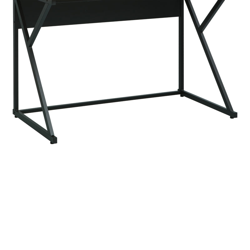 Birou de lucru Spaco, Lemn/Metal, Natur, 123x61x100 cm