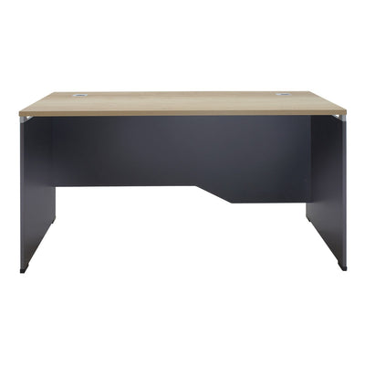 Birou manager Lotus, Stejar - Gri inchis, 150x80x75 cm, detaliu produs