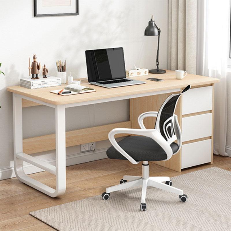 Birou Modern Salto cu 3 Sertare, Natural, 120x48x74 cm