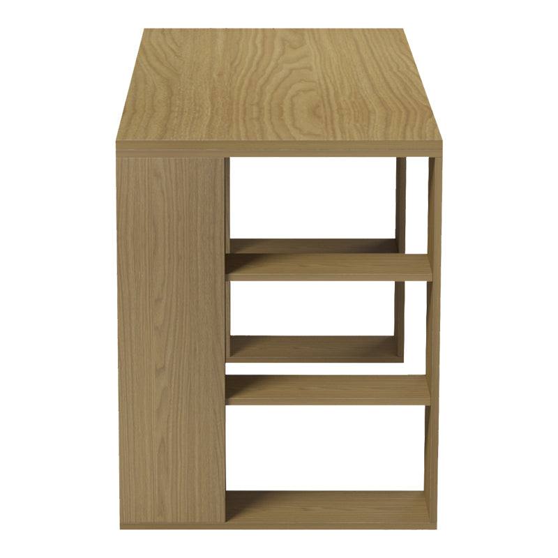 Birou Praga, 140x60x75 cm - Nuc deschis