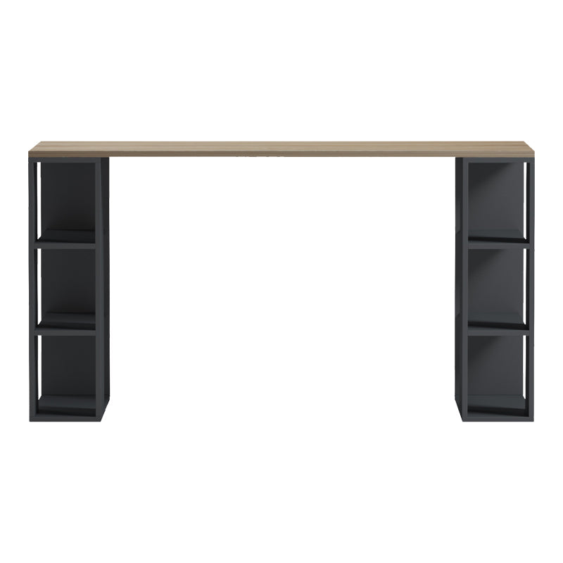 Birou Praga, 140x60x75 cm - Sonoma-Antracit