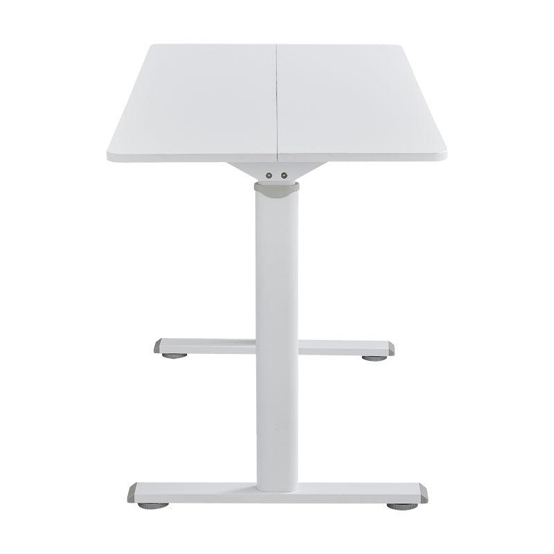 Birou reglabil pe inaltime Karla, Sonoma - Alb, 120x60x72/115 cm - Alb