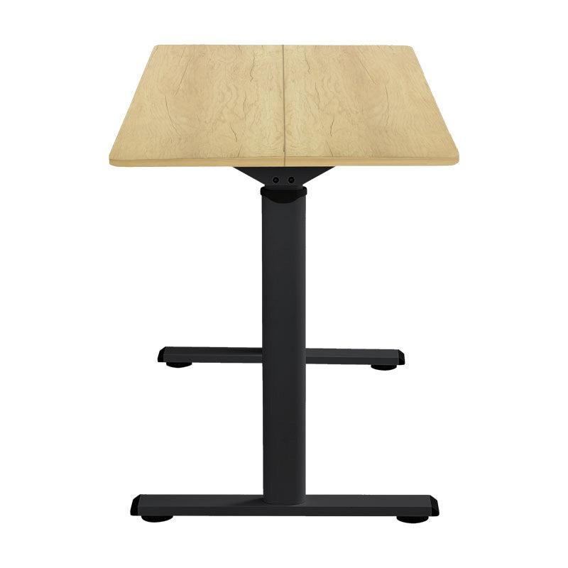 Birou reglabil pe inaltime Karla, Sonoma - Alb, 120x60x72/115 cm - Sonoma