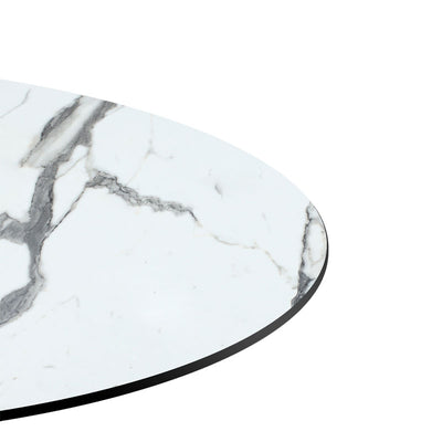 Blat masa Melody, marmura alba 12mm grosime, 70x70 cm, perspectiva suplimentara