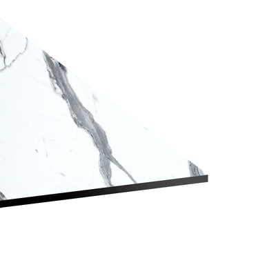 Blat masa Melody, marmura alba grosime 12mm, 70x70 cm, perspectiva suplimentara