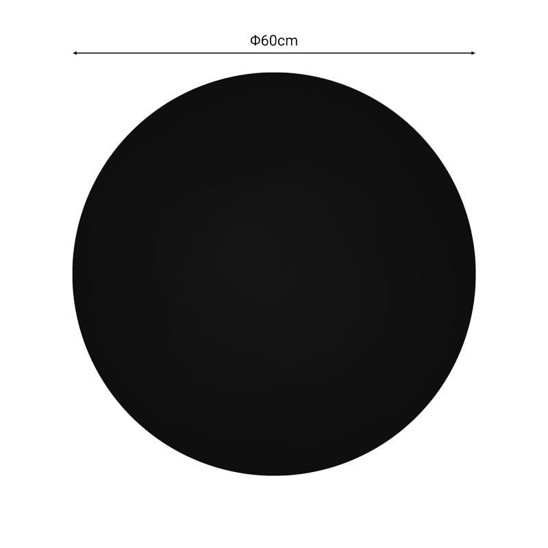 Blat masa Senlo, Negru, 60x60 cm