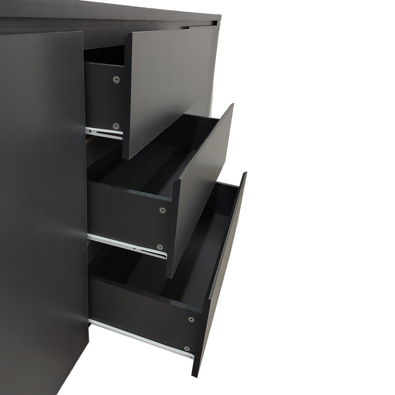 Comoda Kalya, Diverse culori, 220x49x89 cm - Antracit