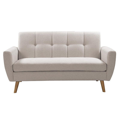 Canapea 2 locuri Decency, bej, 149x75x86 cm, detaliu produs