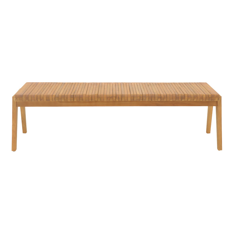 Canapea-bancă polimorfă Jey, Lemn Teak, Natur, 150x57x80 cm