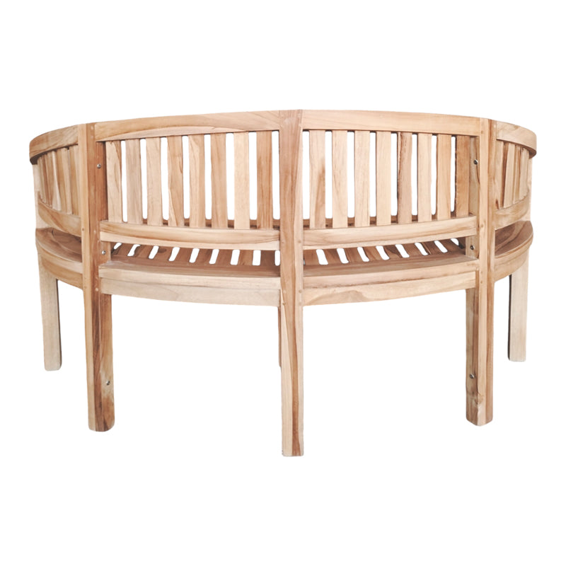 Canapea cu 3 locuri pentru gradina Coren Boho, Natural, 150x61x87 cm