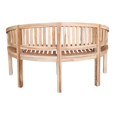 Canapea cu 3 locuri pentru gradina Coren Boho, Natural, 150x61x87 cm, foto produs