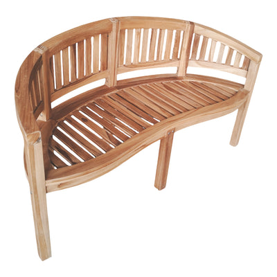 Canapea cu 3 locuri pentru gradina Coren Boho, Natural, 150x61x87 cm, foto produs 6