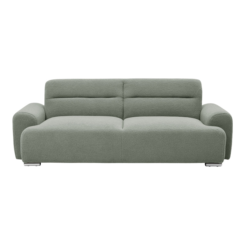 Canapea cu trei locuri Harmonious boucle verde masliniu 224x92x81 cm