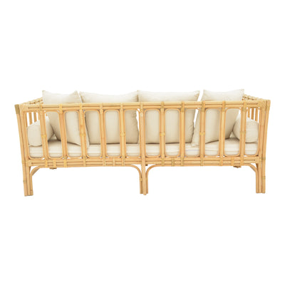 Canapea de gradina Alessa Boho, Natural, 200x100x76 cm, perspectiva suplimentara