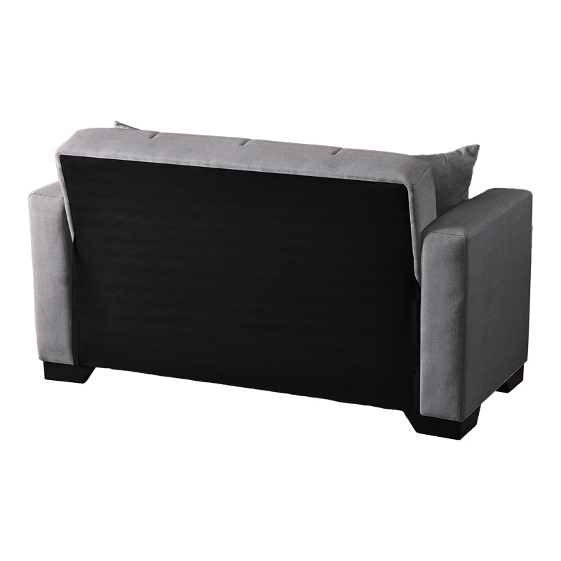 Canapea extensibila 2-seater sofabed Modesto, Stofa, 153x84x86 cm - Gri
