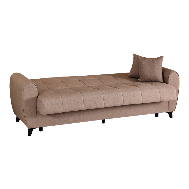 Canapea extensibila 3-seater sofabed Lincoln, Stofa, 226x84x93 cm - Bej