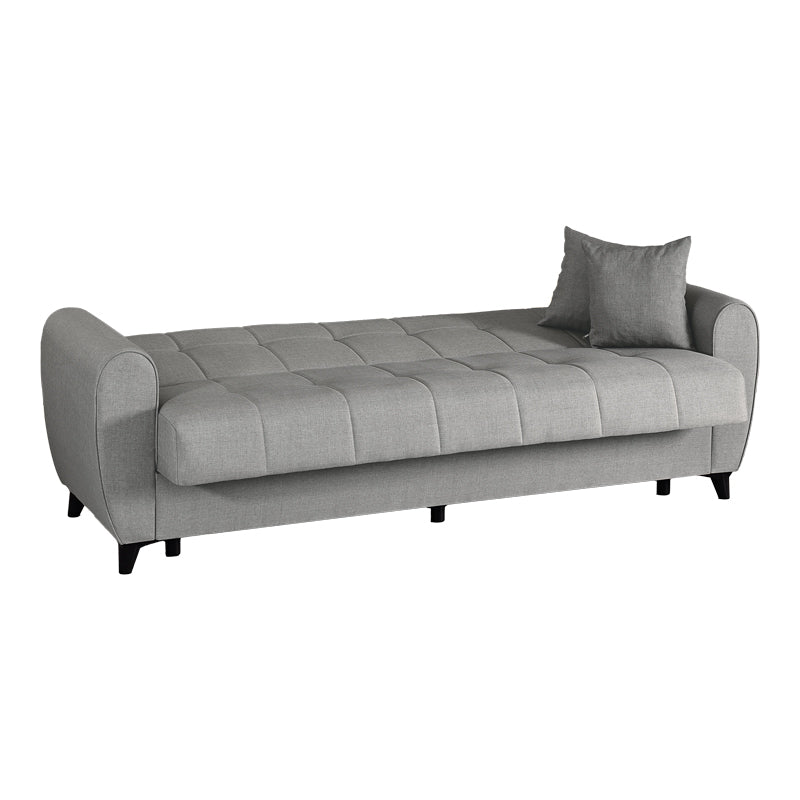 Canapea extensibila 3-seater sofabed Lincoln, Stofa, 226x84x93 cm - Gri