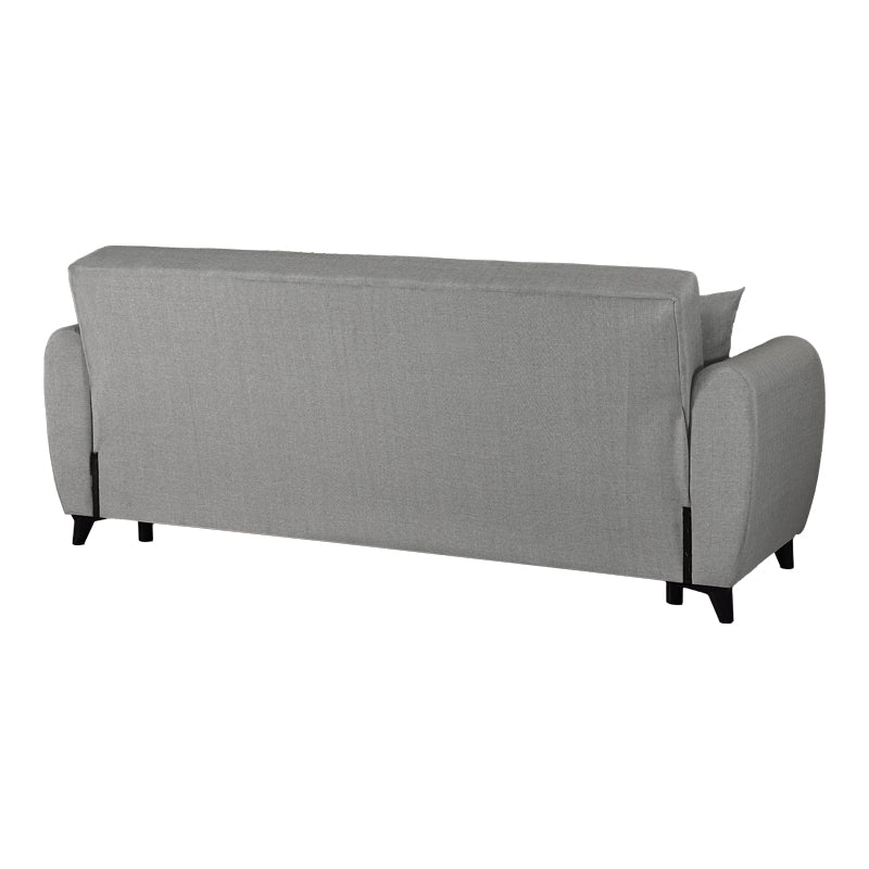 Canapea extensibila 3-seater sofabed Lincoln, Stofa, 226x84x93 cm - Gri