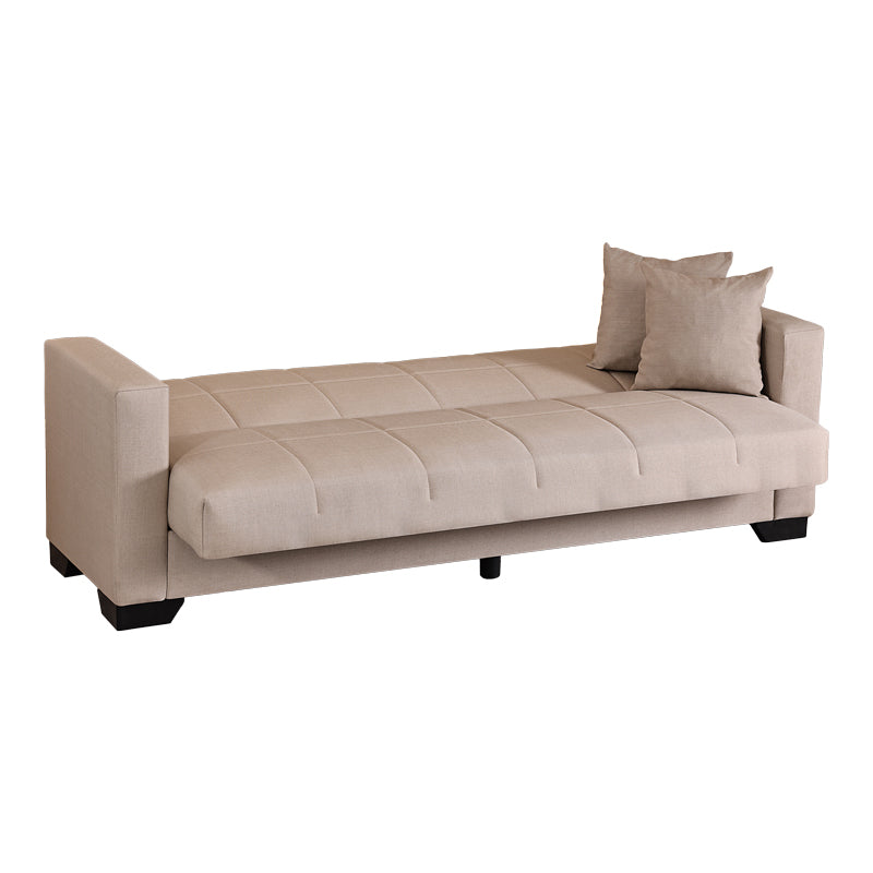 Canapea extensibila 3-seater sofabed Vox, Stofa, 210x84x83 cm - Crem