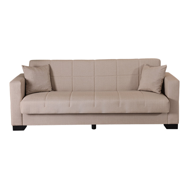 Canapea extensibila 3-seater sofabed Vox, Stofa, 210x84x83 cm - Crem